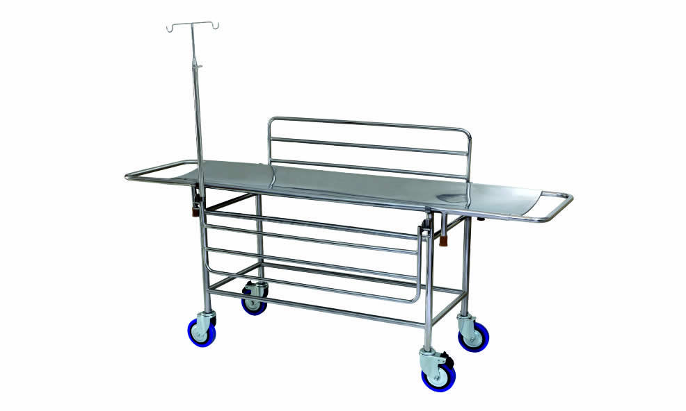 Stretcher Trolley (With Side Railings)
